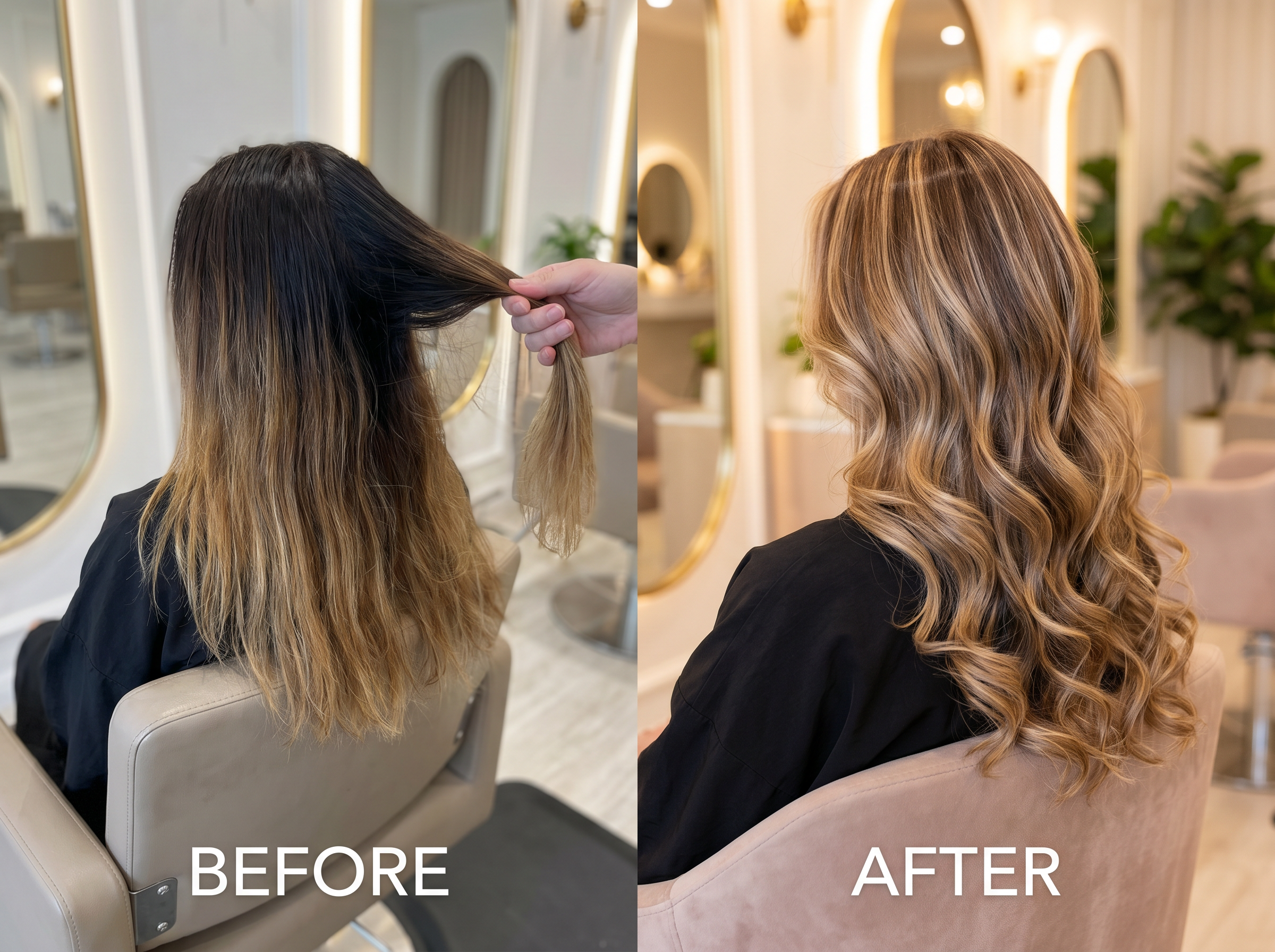 Hair transformation 1